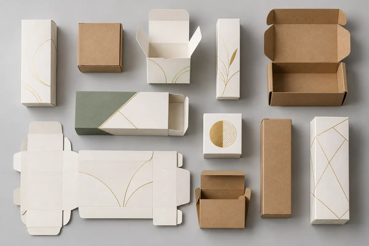 Hộp giấy ivory, kraft, duplex in offset