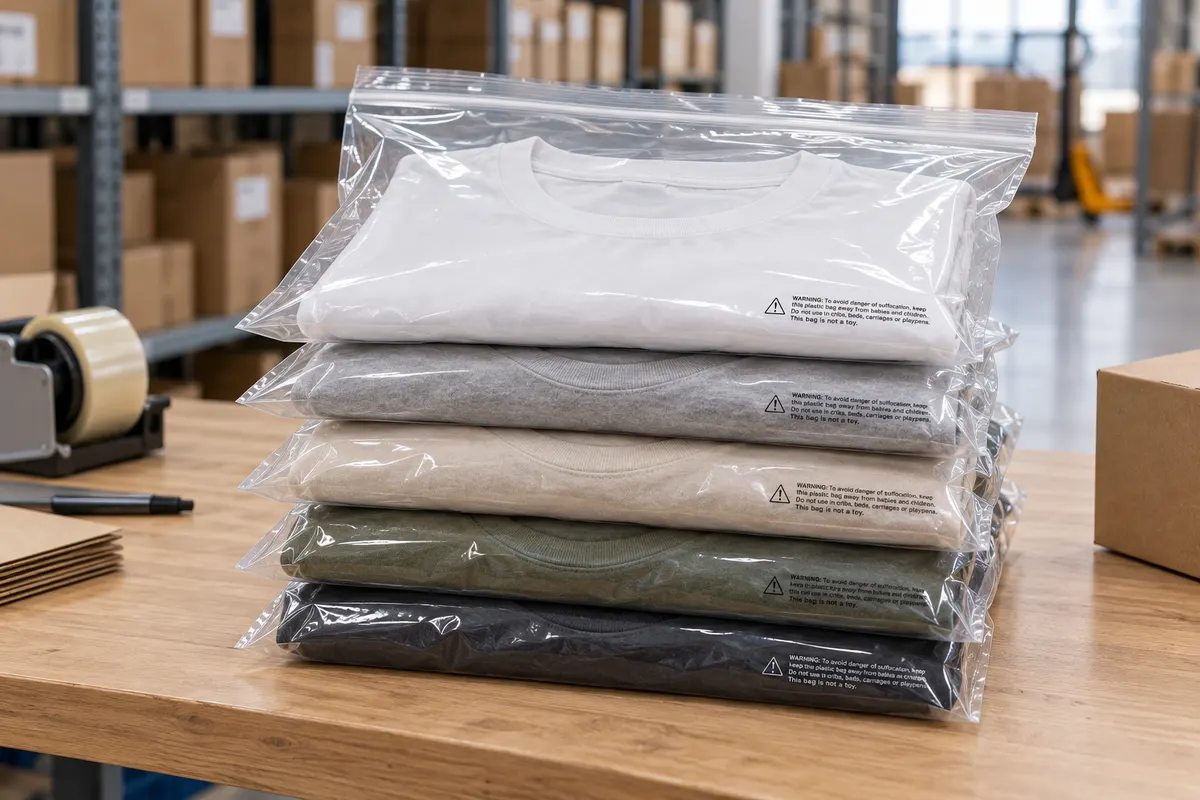 Túi polybag zipper đựng hàng